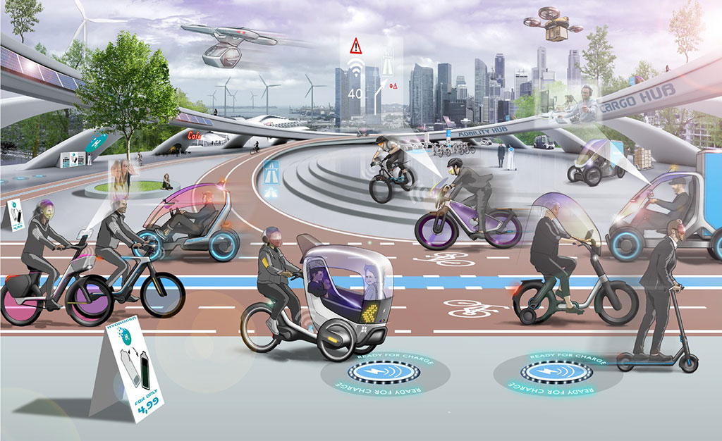 fietsen in de toekomst